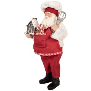 Clayre & Eef 66358 Dekorace Santa Claus 16x9x26 cm