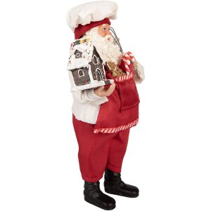Clayre & Eef 66358 Dekorace Santa Claus 16x9x26 cm