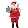 Clayre & Eef 66358 Dekorace Santa Claus 16x9x26 cm