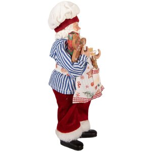 Clayre & Eef 66359 Dekorace Santa Claus 15x10x26 cm