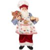 Clayre & Eef 66359 Dekorace Santa Claus 15x10x26 cm