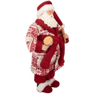 Clayre & Eef 66360 Dekorace Santa Claus 15x11x28 cm