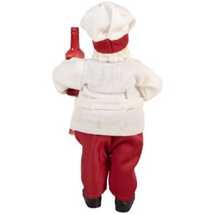Clayre & Eef 66361 Vánoční dekorace Santa Claus 15x10x27 cm