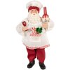 Clayre & Eef 66361 Vánoční dekorace Santa Claus 15x10x27 cm