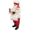 Clayre & Eef 66361 Vánoční dekorace Santa Claus 15x10x27 cm