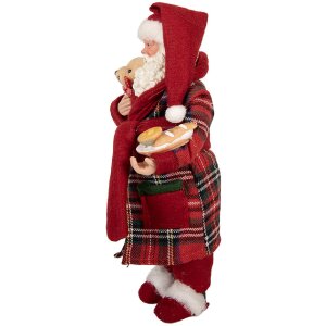 Clayre & Eef 66362 Dekorace Santa Claus 16x11x28 cm