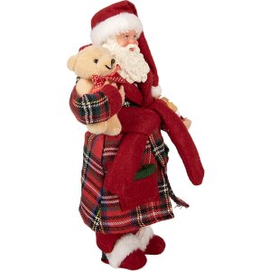 Clayre & Eef 66362 Dekorace Santa Claus 16x11x28 cm