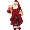 Clayre & Eef 66362 Dekorace Santa Claus 16x11x28 cm