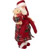 Clayre & Eef 66362 Dekorace Santa Claus 16x11x28 cm