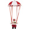 Clayre & Eef 66363 Vánoční dekorace Santa Claus 25x25x55 cm