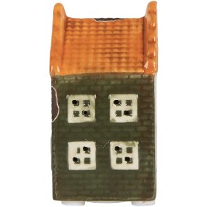 Clayre & Eef Dekorace Dům s LED 4x4x8 cm