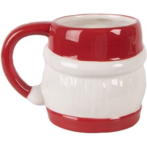 Clayre & Eef Hrnek 300 ml, 13x10x9 cm, Dolomitová keramika