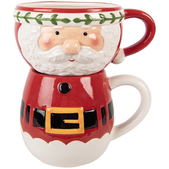 Clayre & Eef Hrnek 15x12x17 cm / 400-500 ml Dolomit