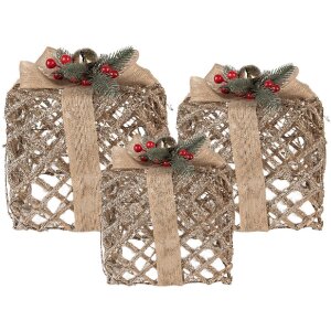 Clayre & Eef 66308 Dekorace Dárky LED...