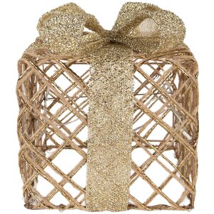 Clayre & Eef 66311 LED Dárkový set 3dílný Zlatá