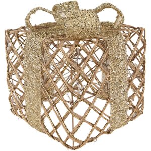 Clayre & Eef 66311 LED Dárkový set 3dílný Zlatá