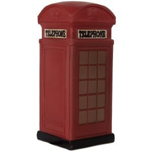 Clayre & Eef Noční světlo Telefonní budka LED 10x10x23 cm