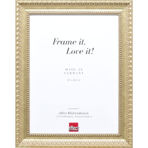 Effect Profil 56 Dřevěný fotorámeček – Barokní, bílá/stříbrná