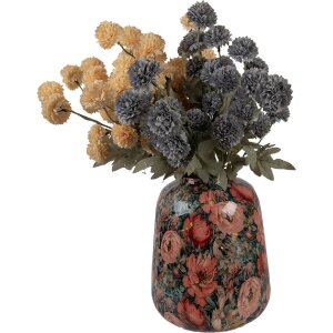 Clayre & Eef 66384 Dekorační váza růžovo-zelená Ø 21x25 cm