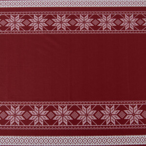 Clayre & Eef KT003.002 Stolní ubrousek 140x220 cm červeno-bílá kostka