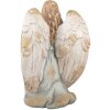 Clayre & Eef Dekorace Anděl 34x36x55 cm Béžovo-modrá
