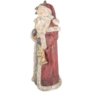 Clayre & Eef Vánoční dekorace Santa Claus 35x28x83 cm