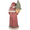 Clayre & Eef Vánoční dekorace Santa Claus 35x28x83 cm