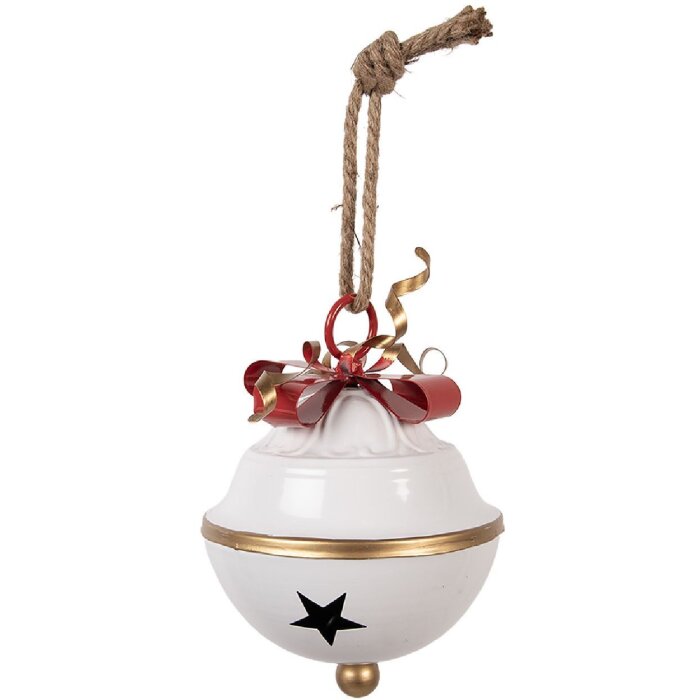 Clayre & Eef Zvon železný Ø 16x22 cm rustikální