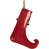 Clayre & Eef 6Y5927 Dekorativní vánoční ponožka 21x4x26 cm
