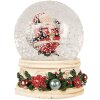Clayre & Eef Sněhová koule Santa Claus 5x6 cm