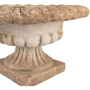 Clayre & Eef Květináč 61x35 cm hnědo-béžový