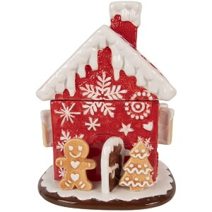 Clayre & Eef Sklenice s víkem 22x28 cm