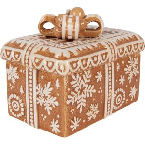 Clayre & Eef Skladovací hrnec s víkem 19x13x16 cm