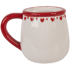 Clayre & Eef Hrnek 375 ml Keramika 13x10x10 cm