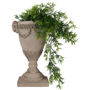 Clayre & Eef Nástěnný květináč 29x11x44 cm béžovo-hnědý