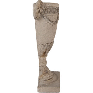 Clayre & Eef Nástěnný květináč 29x11x44 cm béžovo-hnědý