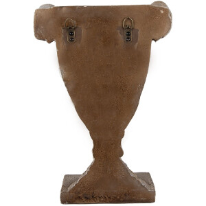 Clayre & Eef Nástěnný květináč 29x11x44 cm béžovo-hnědý