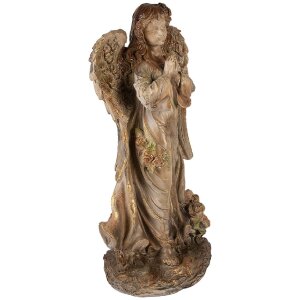 Clayre & Eef Dekorace Anděl 38x27x79 cm