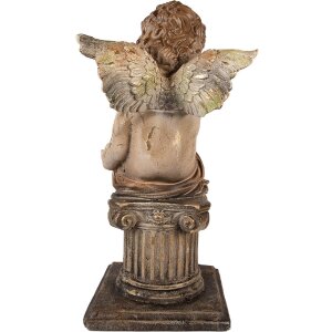 Clayre & Eef Dekorativní anděl 30x30x60 cm béžový