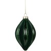 Clayre & Eef Vánoční koule zelená 7x12 cm