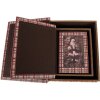 Clayre & Eef 6H2465 Sada krabic ve tvaru knih (3) hnědo-červená