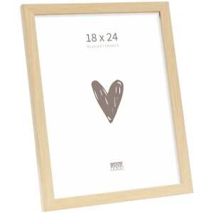 Deknudt Dřevěný obrazový rám přírodní 18x24 cm