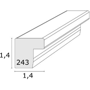 Deknudt Dřevěný obrazový rám přírodní 18x24 cm