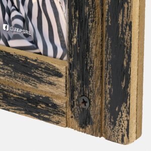ZEP Nyon obrazový rámek pro 3 fotky 10x15 cm rustikální dřevěný