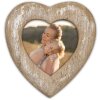 ZEP Dřevěný rámeček ve tvaru srdce 10x10 cm