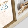 ZEP SH346 PS Multifunkční rám pro 3 fotografie 10x15 cm, přírodní bílá a březová