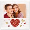 ZEP Obloučný fotorámeček Paula 10x15 cm s motivem srdcí