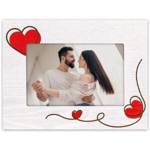 ZEP Dřevěný rámeček Zoe bílý...