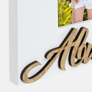 ZEP Dřevěný obrazový rám Abuelos 10x15 cm vysoký bílý