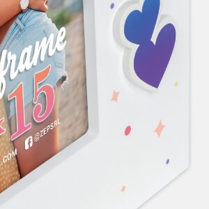 ZEP Dřevěný foto rámeček Alexia 10x15 cm